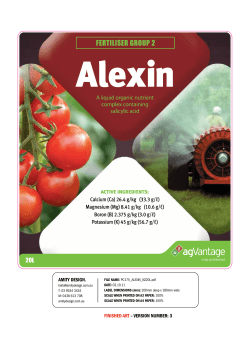 Calcium (Ca) 26.4 g/kg (33.3 g/) Magnesium (Mg) 8.41 g