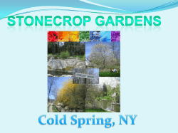 Table Of Contents - The Hudson River Valley Institute