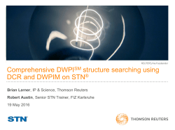 Comprehensive DWPI structure searching using