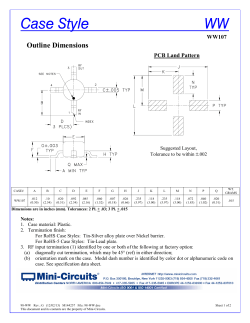Case Style WW - Mini Circuits