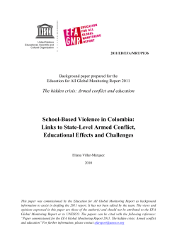 School-based violence in Colombia - UNESDOC