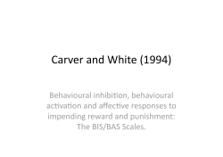 Carver and White (1994)
