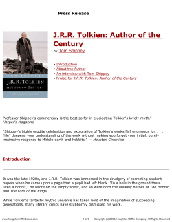 JRR Tolkien: Author of the Century