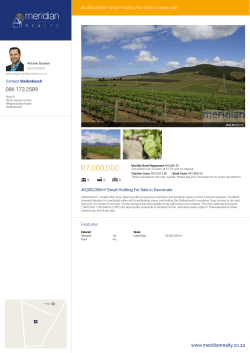 40000000m&sup2; Small Holding For Sale in Devonvale