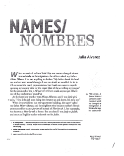 Names Nombres