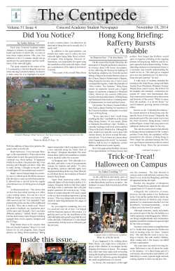November - Concord Academy