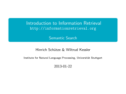 Introduction to Information Retrieval
