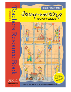 Scaffolding for a range of fiction genres!