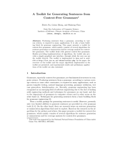 A Toolkit for Generating Sentences from Context