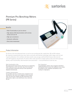 Premium Pro Benchtop Meters (PR Series)