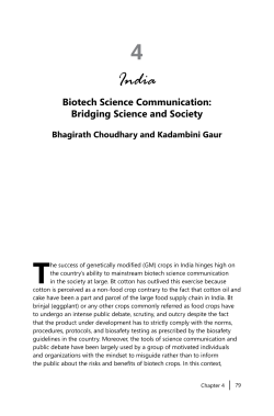 Biotech Science Communication: Bridging Science and Society