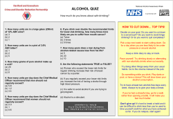 Alcohol quiz - PDF, 209.46 KB