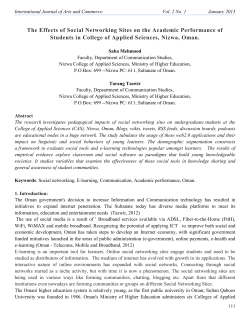 The Effects of Social Networking Sites on the Academic