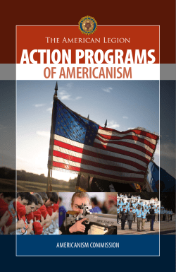action programs - American Legion