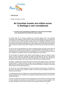 As Cancelas invests one million euros in Santiago`s new