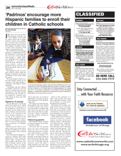 encourage more Hispanic families to enroll their children in Catholic