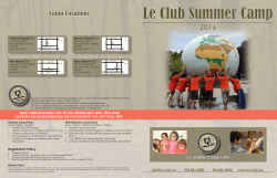 Le Club Summer Camp