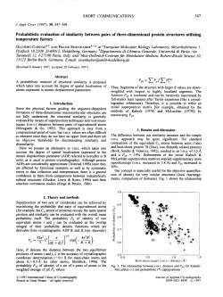 Probabilistic evaluation of similarity between pairs of three
