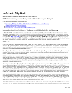 Guide To Billy Budd