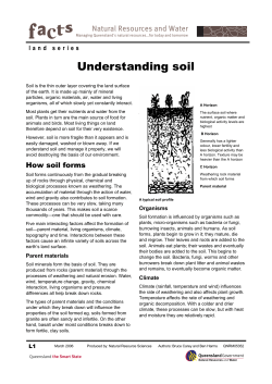 Understanding soil - the Living Smart Program