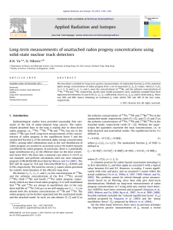 Long-term measurements of unattached radon progeny