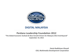 digital malaysia - Perdana Leadership Foundation