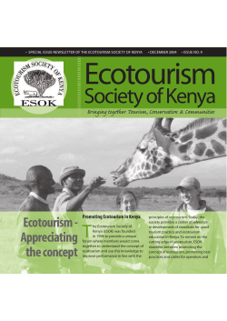 Society of Kenya - Eco Tourism Kenya