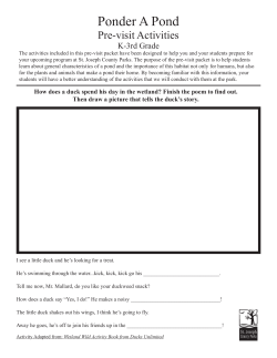 Ponder A Pond - St. Joseph County Parks