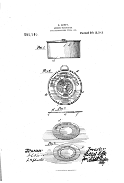 Aneroid barometer.