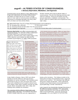 asgn4f -- ALTERED STATES OF CONSCIOUSNESS
