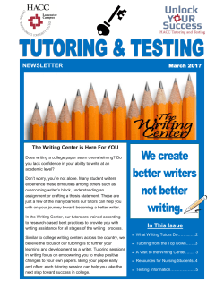 Spring Newsletter