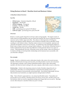 Doing Business in Brazil | Brazilian Social and Business Culture
