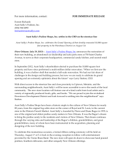 FOR IMMEDIATE RELEASE