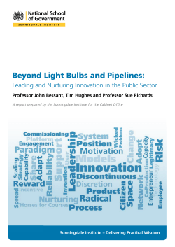 Beyond Light Bulbs and Pipelines – Leading and Nurturing