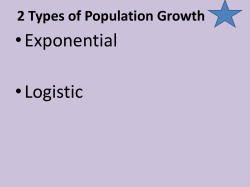 2 Types of Population Growth