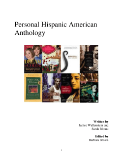Personal Hispanic American Anthology