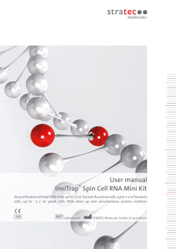 InviTrap Spin Cell RNA Mini Kit
