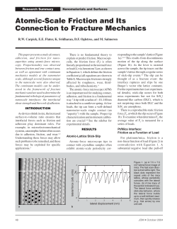Atomic-scale friction and its connection to fracture mechanics