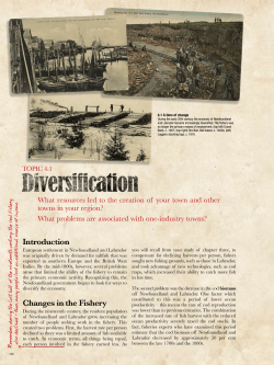 Introduction Changes in the Fishery