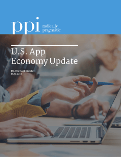 US App Economy Update - Progressive Policy Institute