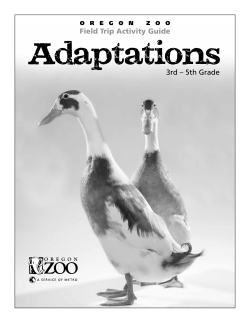 Adaptations - Oregon Zoo