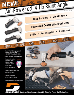 NEW! Air-Powered .4 Hp Right Angle