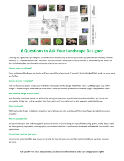 6 Questions to Ask Your Landscape Designer