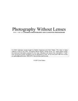 Photography Without Lenses