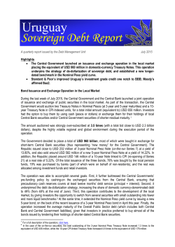 07 Debt Report July - Debt Management Unit