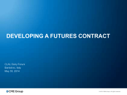 developing a futures contract