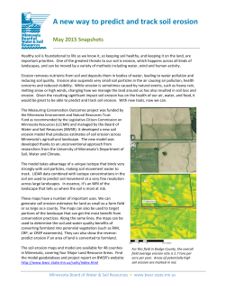 A new way to predict and track soil erosion