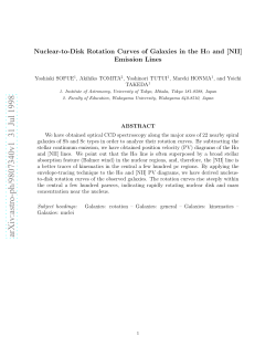 arXiv:astro-ph/9807340v1 31 Jul 1998