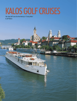 Ship-shape Golf Cruises Give New Meaning to
