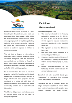 Fact Sheet - Nambucca Shire Council